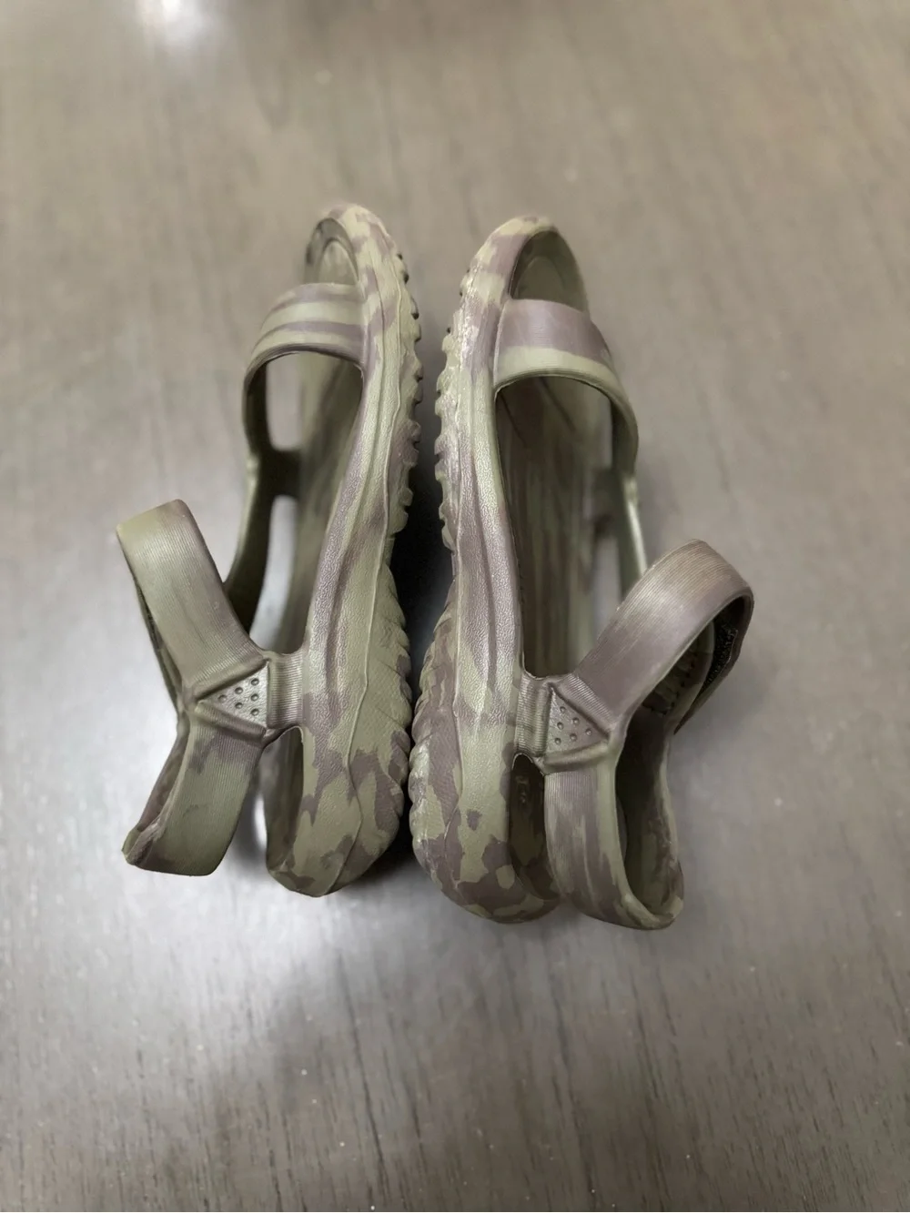 Teva Kids Olive Green Camo Sandals